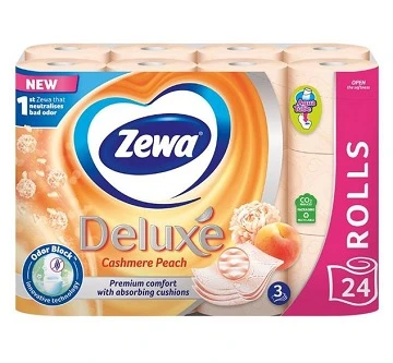 Hartie igienica Zewa Cashmere Peach 3 straturi  24 role